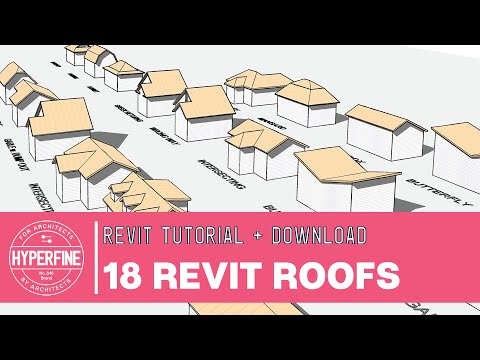 Revit Roof Tips and Tricks - 18 Roofs in 11 minutes!
