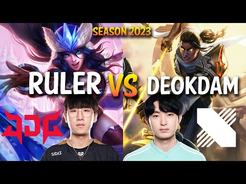 JDG Ruler vs DRX Deokdam - Ruler SIVIR vs VARUS ADC - KR Ranked