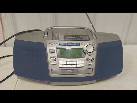 AIWA CSD-EL33 Vintage CD AM/FM Compact Disc Stereo Radio Cassette Recorder