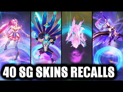 All 40 Star Guardian Skins Recall Animations (League of Legends)