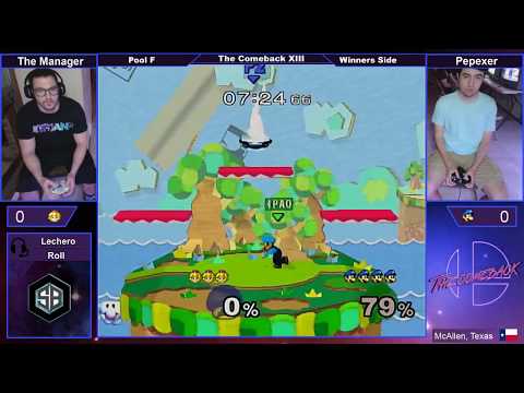 The Comeback 13 ssbm - The Manager vs Pepexer - Pool F