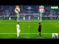 Real Madrid vs Liverpool - Penalty Shootout 2023 | UEFA Champions League UCL| eFootball PES Gameplay