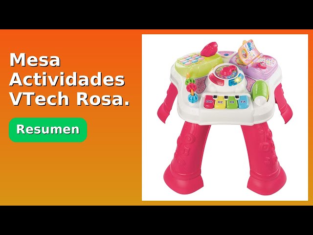 Vídeo relacionado con VTech-Baby Mesita Infantil Actividades Sensoriales rosa, Mesa de desarrollo para bebés, Múltiples juegos, Panel interactivo extraíble, Actividad musical y evolutiva, Regalo bebés +9 meses, Versión ESP