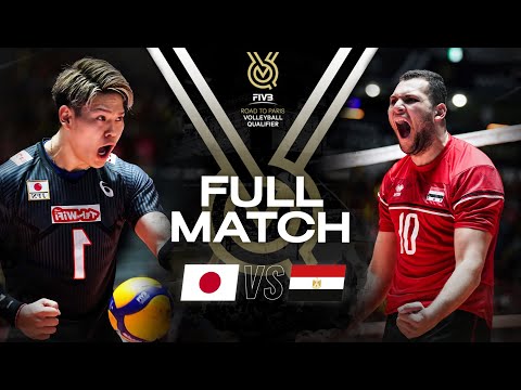 🇯🇵 JPN vs 🇪🇬 EGY - Paris 2024 Olympic Qualification Tournament | Full Match - Volleyball