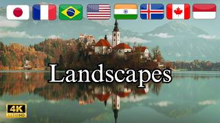 Which Country Has the Most Beautiful Landscapes? | Explore Rivers & Scenery from 35+ Countries in 4K