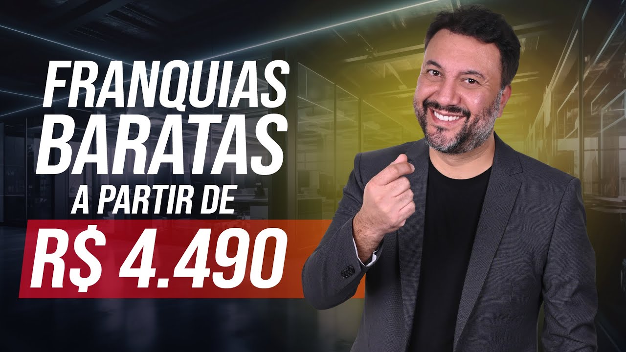 MELHORES FRANQUIAS PARA INVESTIR EM 2024 ( FRANQUIAS BARATAS! )