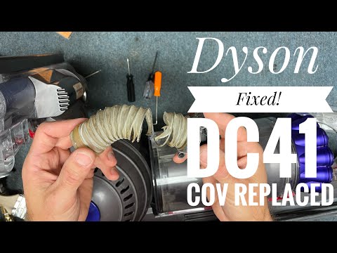Vacuum repair man shows how to replace a Dyson change over hose for the DC41, DC65, UP13