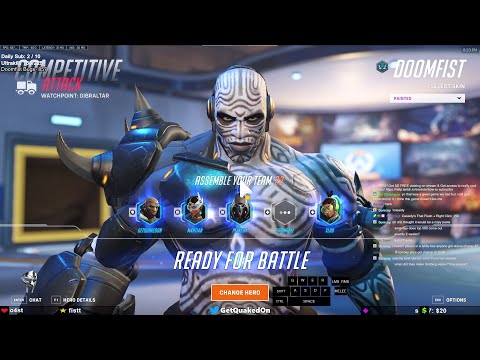 17K DMG! GETQUAKEDON DOOMFIST ONE TRICK - OVERWATCH 2 SEASON 11 TOP 500