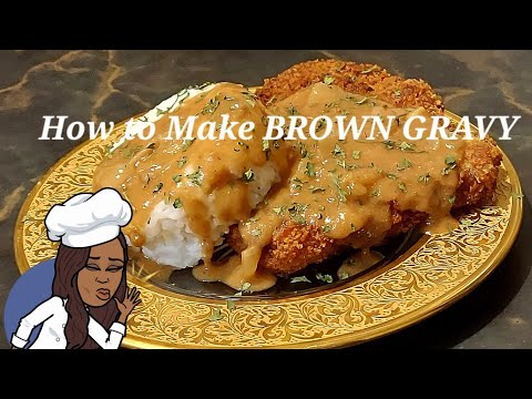 Make CREAMY BROWN ONION GRAVY from a ROUX |  SOUTHERN BROWN ONION GRAVY RECIPE SMOTHERED GOODNESS