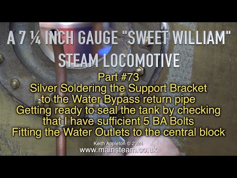 A 7 ¼ INCH GAUGE "SWEET WILLIAM" LOCOMOTIVE - PART #73