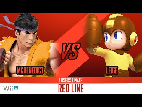 Red Line Smash Week 25 - Liege (Mega Man) Vs. McBenedict (Ryu). Losers Finals.