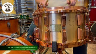 Video thumbnail for DRIFT DRUMS - 14" x 8" Sonor HLD-590 Signture 'Horst Link' Cast Bronze Snare by Drift Drums