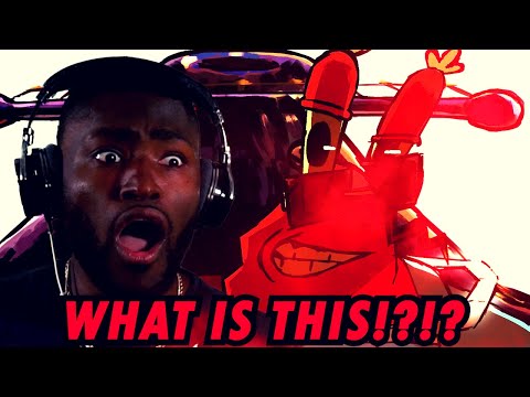WHAT DID I JUST HEAR!?!? KRUSTY KREW ANTHEM (BACK ON THE GRILL) MUSIC VIDEO (REACTION)