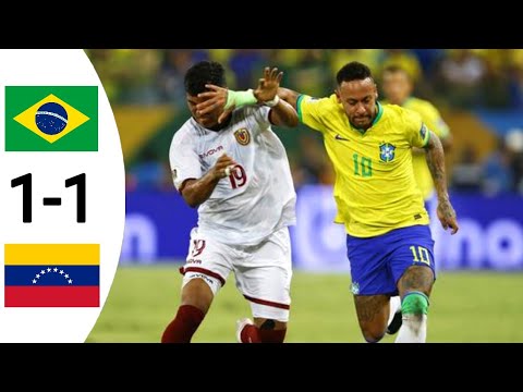 Brazil vs Venezuela 1-1 Extended Highlights & All Goals HD