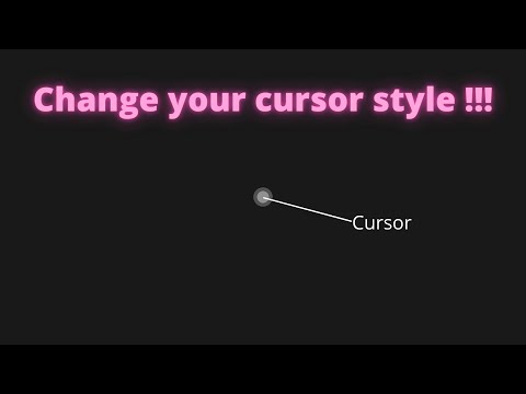 Custom Cursor Using Pure Javascript A Pure Vanilla Javascript Project