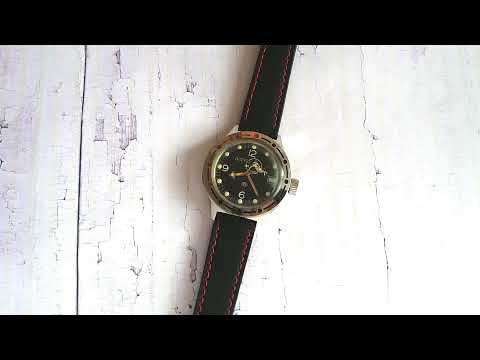 ☭ Vintage Vostok Amphibian Watch Scuba Dude Military Diver USSR Mechanical