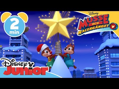 Musse och Racergänget | Julracet med Piff och Puff! ⭐️- Disney Junior Sverige