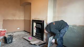 Preview of How to Skim Renderlite Backing Plaster when Dampproofing.