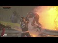 Fórmula 1 Grosjean Escapa De Carro Em Chamas Após Violento Acidente
