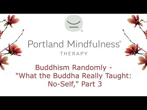 Buddhism Randomly - "What the Buddha Really Taught: No-Self," Part 3