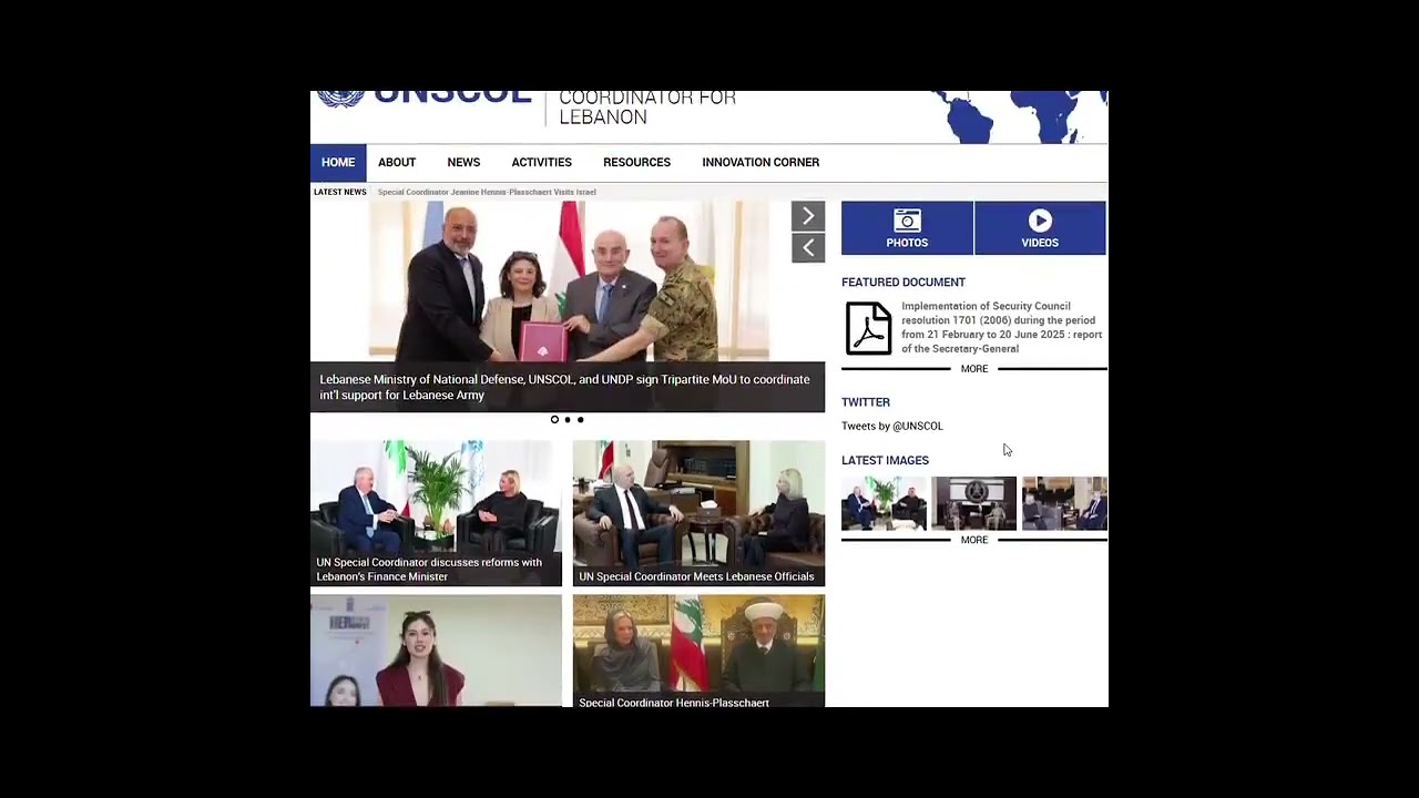 Explore our bilingual website for key UNSCOL resources, available in Arabic & English