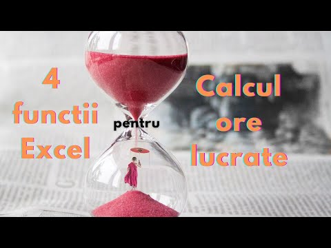 4 functii Excel utile pentru a calcula diferente de timp