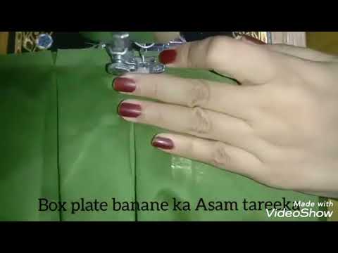 Fog se frock mein box plate dalne ka tarika #shortvideo