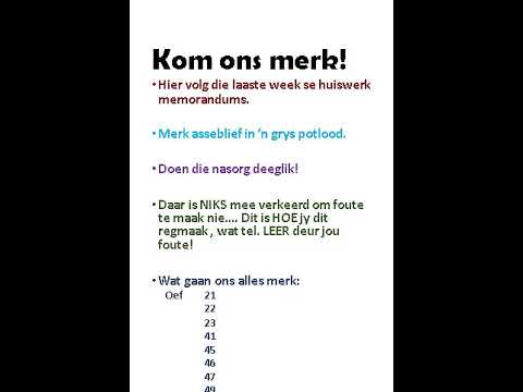 REKENINGKUNDE GRAAD 9: 20 Mei 2020 - periode 4 (20094)