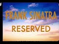 Frank Sinatra Reserved Intro 16mm Film