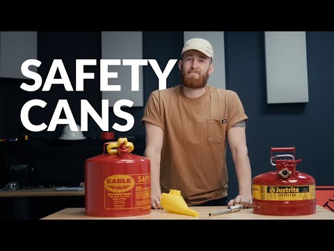 Type 1 and Type 2 Safety Cans / Gas Cans