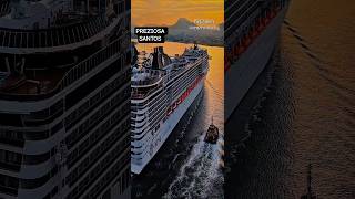 MSC PRE ZIOSA cruzeiro ship navio  22/03/26 Santos Argentina Uruguai @cruzeiros2025#shorts