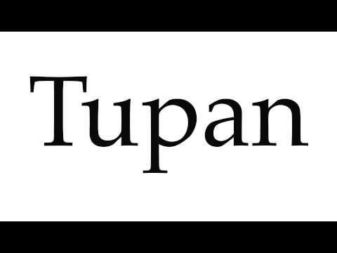How to Pronounce Tupan