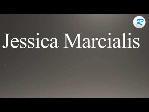 How to pronounce Jessica Marcialis