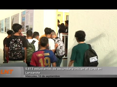 Casi seis mil estudiantes de Secundaria inician el curso en Lanzarote