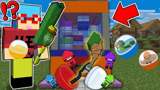 【マイクラ】ガチャガチャから『スプラトゥーンの武器』がゲットできる世界でバトルしたらヤバすぎた！？