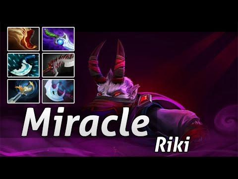 Miracle Crazy Riki 43 Kills Ganking Nonstop - Dota 2 Epic Moments