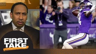 Stephen A. Smith on Vikings' winning touchdown: I've never seen anything like it | First Take | ESPN