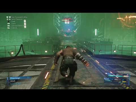 FINAL FANTASY VII REMAKE RAW Mako Reactor 1 Boss Fight.