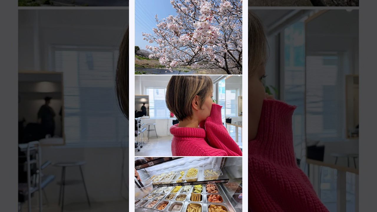 髪の毛✂️麻辣湯#主婦#主婦vlog #38歳 #春#spring#桜#haircut #shortcut #ショートカット#麻辣湯#流行り#大好き#美味しい#short#shorts