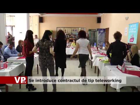 Se introduce contractul de tip teleworking