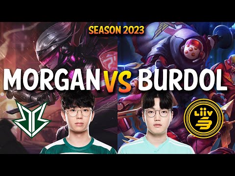 BRO Morgan vs LSB Burdol - Morgan Fiora vs JAX Top - KR Ranked