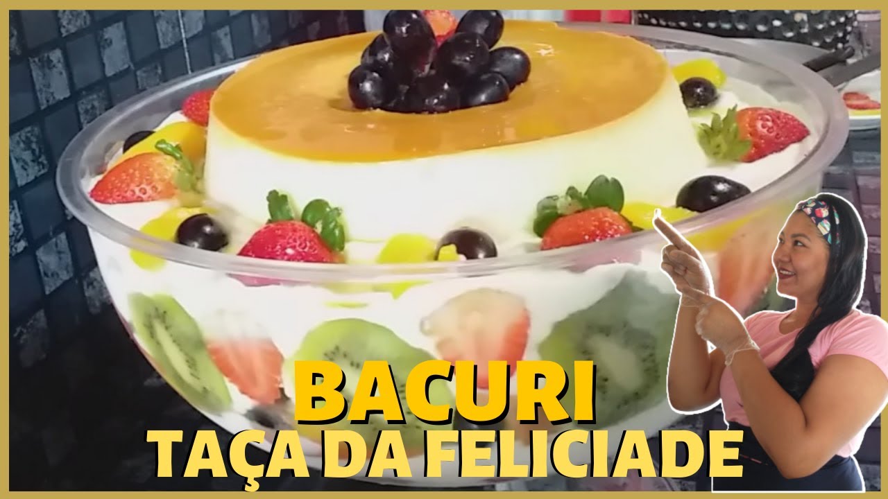 TAÇA DA FELICIDADE DE BACURI /DELICIOSA/ Creme de bacuri passo a passo COM @marciaalmeida