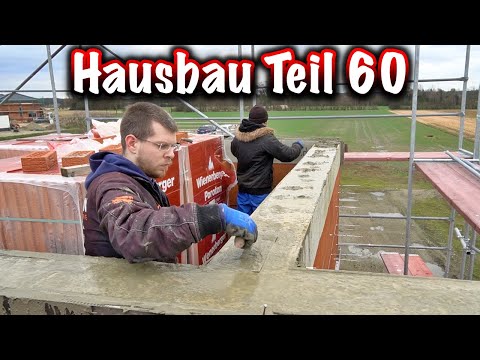 House Construction Part 60! (Ring beam for roof truss) ElektroM