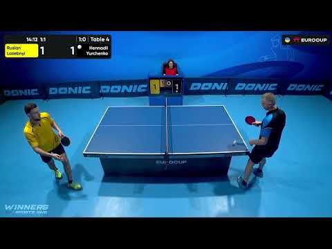 19:15 Ruslan Lazebnyi - Hennadii Yurchenko 18.07.2023 TT Euro.Cup Ukraine  Star. Table 4