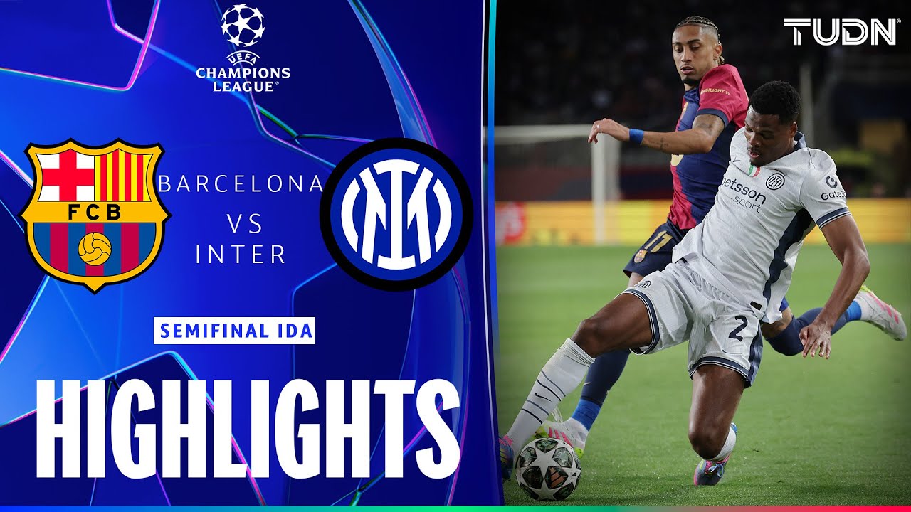 HIGHLIGHTS - Barcelona vs Inter | UEFA Champions League - Semifinal Ida | TUDN