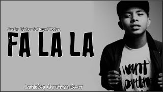 Fa La La - Justin Bieber &amp; Boyz II Men (JamieBoy Christmas Cover)(Lyrics)