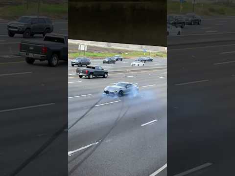 😱Supra Crashes leaving Cars and Coffee Car meet!! #trending  #car #supra