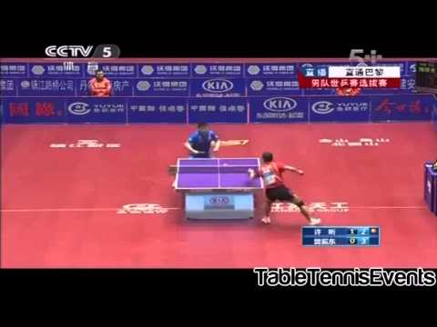 Xu Xin Vs Fan Zhendong: [China Trials for WTTC 2013]
