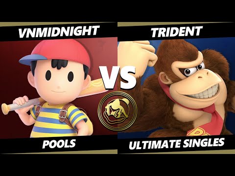 Daddy's Den - VNMidnight (Ness) Vs. Trident (Donkey Kong) Smash Ultimate - SSBU