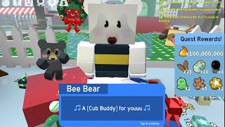 Completing bee bear’s star treat quest (Bee Swarm Simulator)